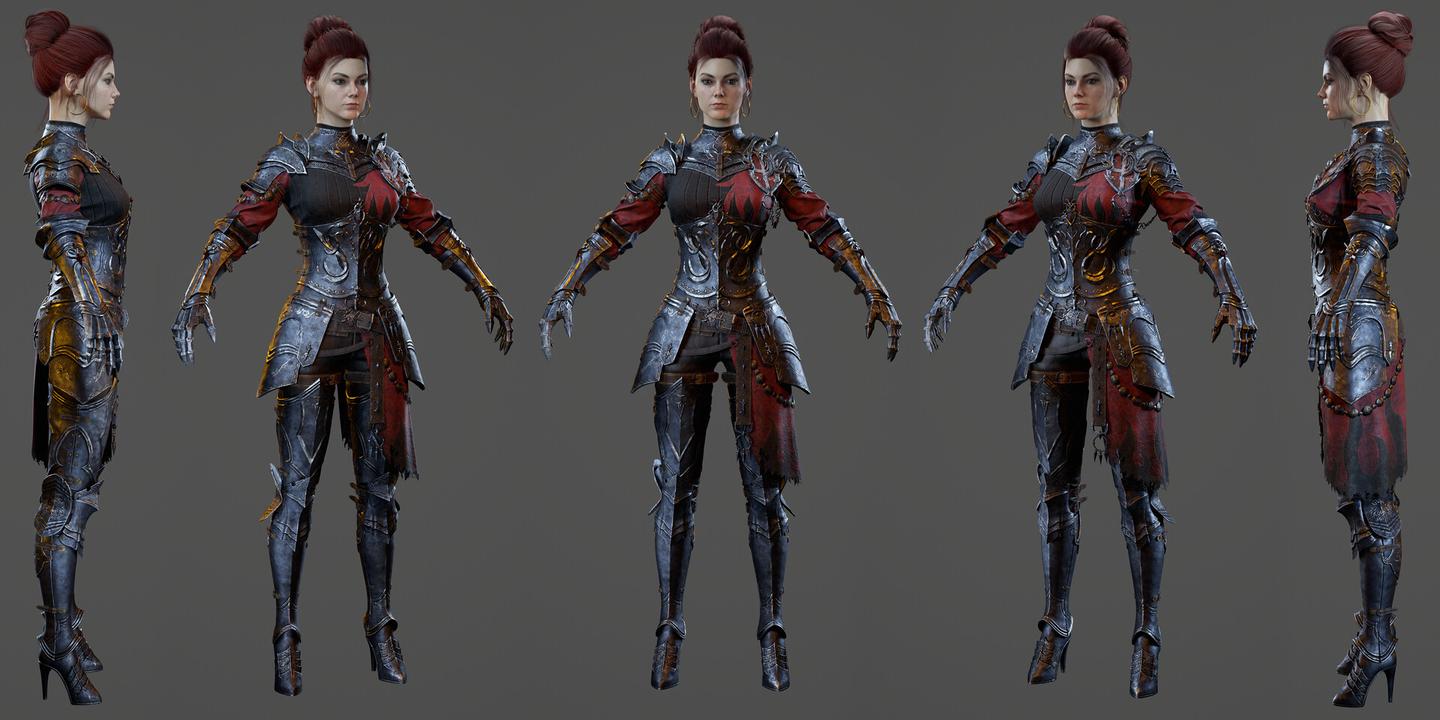 T-Pose Beauty Render